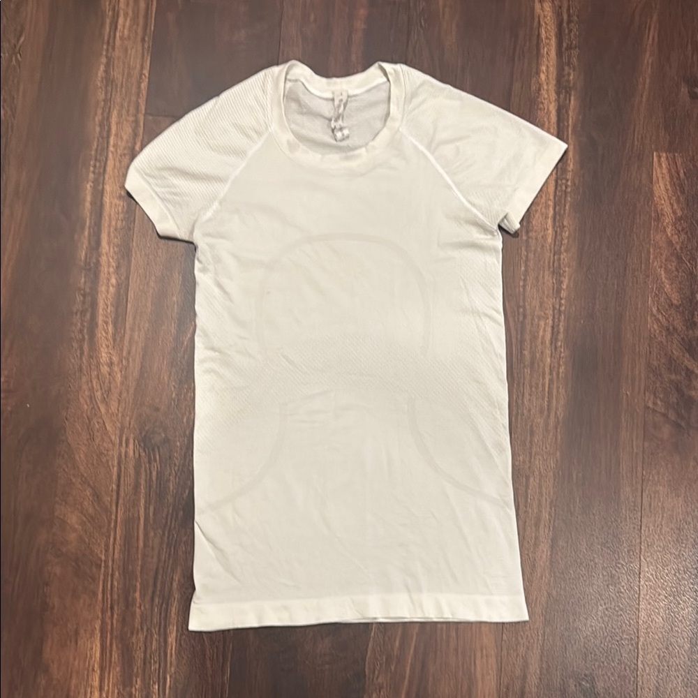 lululemon athletica swiftly tech, White, Short Sleeve Tee, gently warn